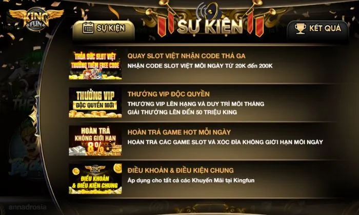 khuyến mãi Kingfun Cách đăng ký nhận khuyến mãi Kingfun