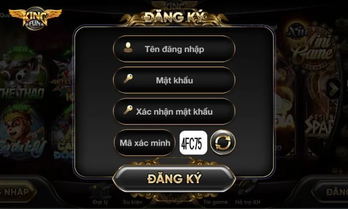 Link Kingfun không bị chặn Các bước đăng ký Kingfun đơn giản nhất trên điện thoại và máy tính